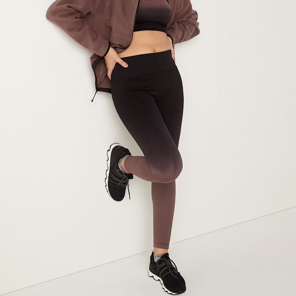 3 pairs of VS Pink active leggings
